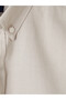 Lcwaikiki Classic Beige Regular Fit Dobby Men's Shirt - 5