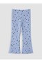 Ozmarka New Season Blue Floral Spanish Style Girls' Leggings 2-Piece Set - 5