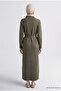 Basic Knitwear Dress Khaki - 4