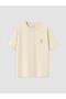 Peak New Season Beige Crew Neck Printed Boys' T-Shirt - 2
