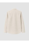 Lcwaikiki Classic Beige Regular Fit Dobby Men's Shirt - 6