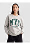 Esvab • Modern & Distinctive Nyc Printed Loose Fit Women's Sweatshirt