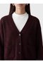V-Neck Women's Knitwear Cardigan (W6) - 3