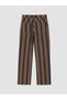 Lcw Jeans Red Striped Straight Fit Women's Jean Pants - 6