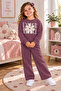 Winter Girls' 3-Threaded Knitted Set - 2