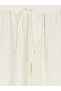 Vizyon New Season White Regular Fit Linen Look Men's Trousers - 3