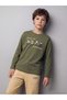 Vizyon New Season Khaki Boys' Long Sleeve T-Shirt