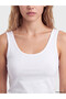 Seray New Season White U-Neck Women's Undershirt 2-Piece - 4