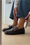 Women's ballet flats - aci kahve (dark brown) - 2