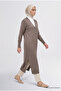 Button Detailed Basic Cardigan Light Vision