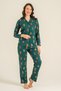 Mother Daughter Green Shirt Pajamas Set, 100% Cotton, Adult and Kids Sleepwear Prices Are Per Item - 6