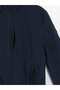 Özmarka New Season Navy Blue Regular Fit Hooded Men's Coat - 7