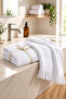 Soft Double Hand Towel White
