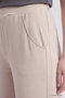 Beige Wide-Leg Pleated Women's Trousers - 94688 - 5