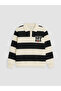 Vizyon New Season Black Striped Boys' Suit - 5