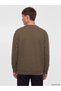 Vizyon New Season Khaki Crew Neck Men's Sweatshirt - 4