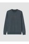 Lcwaikiki Classic Green Crew Neck Printed Men's Thick Sweatshirt - 4
