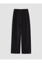Peak New Season Black Women's Trousers with Elastic Waist - 7