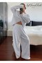 Asymmetrical Usa Trends Puff Fabric Women's Bottom - Top Set -Do8574584