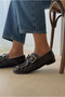 Women's ballet flats - aci kahve (dark brown) - 3