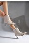Pointed Toe Heeled Boots 6cm - 3