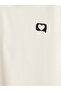 Crew Neck Embroidered Girl's T-Shirt - 2