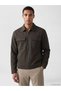 Rmz Gi̇yi̇m Farkiyla Regular Fit Shirt Roba Collar Men's Coat - 2
