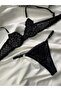 Lace Underwire Stylish Lingerie Set - Brode Set - 5