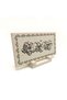 Name Can Be Written, Tile Pattern Printed Natural Stone Desktop Mat
