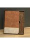2 Pieces Soft Leather Notebook and Metal Rollerball Pen Set – Tan Gold Patterned Box, Vip Thermo Notebook, Corporate Gift, Teachers' Day, Notebook Pen Set - 2