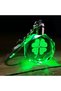 1 Piece Clover Design Illuminated Glass Globe and Crystal Keychain – Color Changing Table Lamp with Usb, Led Keychain, Gift Set - 4