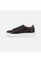 Men's Bitter Brown Lace-Up Thick Sole Leather Sneaker - 3