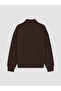 Zippered stand collar girl's sweatshirt - 3
