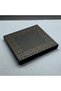 2-Piece Leather Notebook Pen Set – Black Gold Patterned Boxed Gift, Corporate Printed Notebook Pen Metal Roller - 3