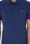Us Polo Men's Light Navy Blue Polo Collar T-Shirt 2084151 - 6
