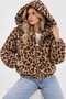 New Season Premium Quality Thick Plush Hooded Zippered Women's Coat – Soft Textured Fur Jacket