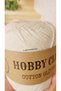 Knitting Yarn Cotton Glitter Silvery Ecru 100Gram-260Mt (1 Yumak) - 2