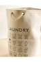 Beige Printed Laundry Hamper - 3
