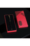 1 Piece Black Metal Pen with Box – Metal Rollerball Pen, Red Detailed Gift and Promotional Black Pen in a Stylish Cardboard Box - 2