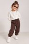 Unisex Elastic Waist, Ribbed Cuffs, 3-Strap Sweatpants - 2