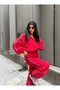 Women's Zippered Wide Collar Sports Top and Bottom Set - 2