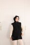 Plush Zippered Stand-Up Collar Vest - 6