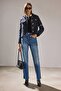 Short Striped Embroidered Jacket - 2