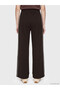Özmarka New Season Brown Stripe Detailed Soft Touch Women's Sweatpants - 4