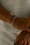 3 mm |   Silver Color Twisted Steel Men's Bracelet - 5