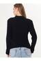 Women's Soft Plush Textured Half Turtleneck Knitwear Sweater - 8