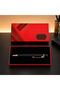 3 Rubber Pens – Black Touchpen Metal Body, Silicone Touch Tip, Stylish Red Box, Gift Stylus Pen - 2