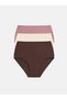 Esvab • Modern & Distinctive High-Waisted Plain Panties 3-Pack