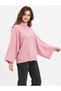 Asez Boutique Women's Turtleneck Bat Sleeve Oversize Knitwear Sweater - 4