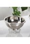 17 cm Round Metal Presentation Bowl Silver